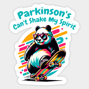 Parkinson's Can't Shake My Spirit Sticker